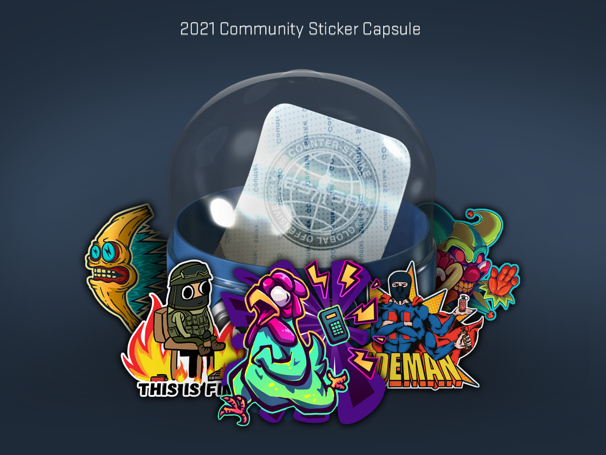 CS2 Update Adds 2021 Community Stickers