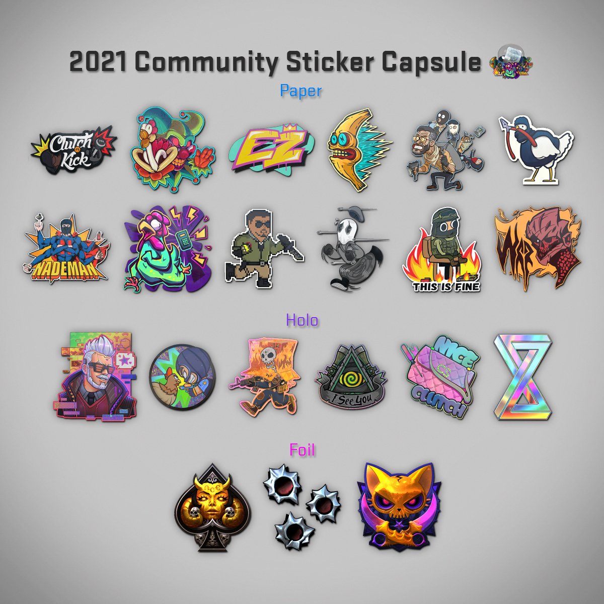 2021 Community Stickers